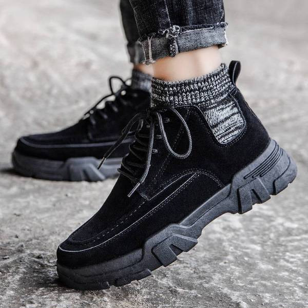 Téli férfi cipő - zokni típusú