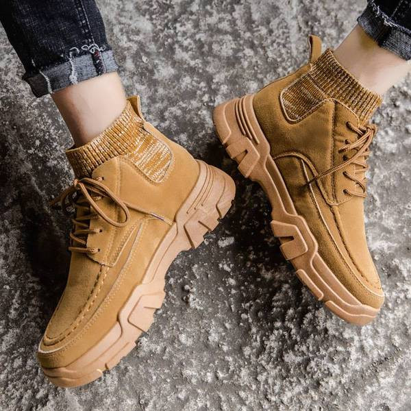 Téli férfi cipő - zokni típusú