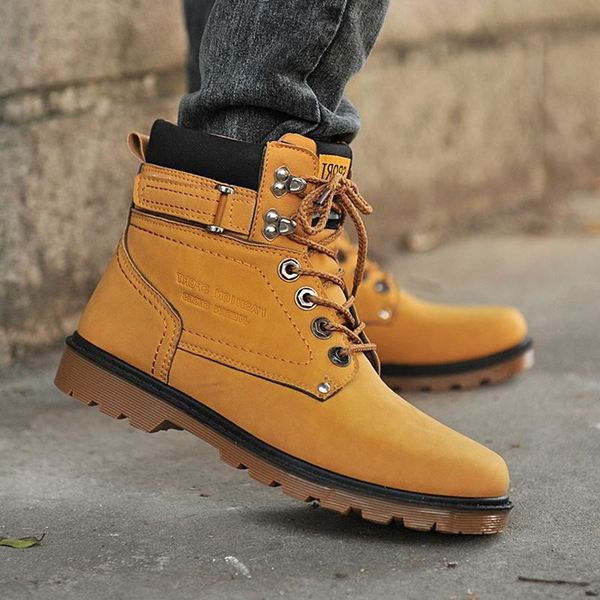 Ανδρικά χειμερινά παπούτσια με επίπεδη σόλα - διάφορα μοντέλα