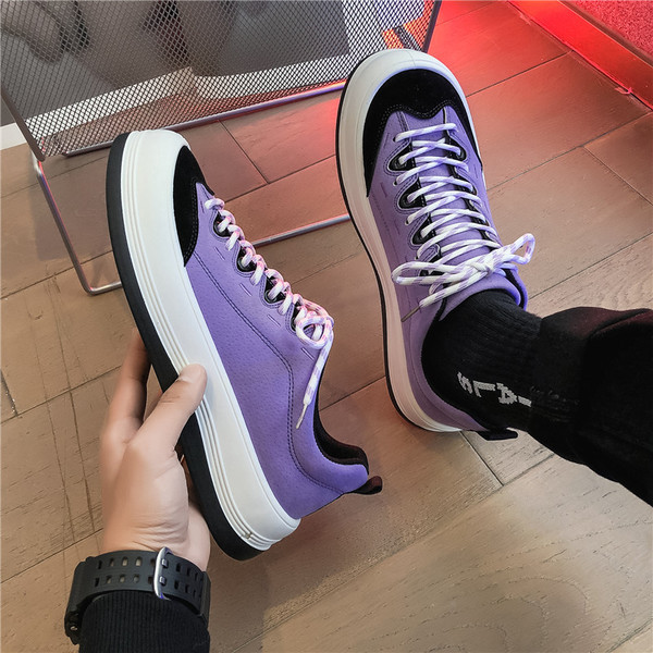 Férfi szabadidős cipő meleg béléssel és fűzős télre