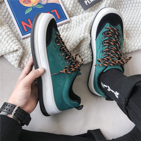 Férfi szabadidős cipő meleg béléssel és fűzős télre