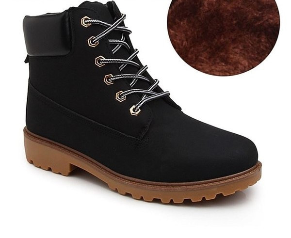 Ikdienas vīriešu ziemas apavi ar plakanu zoli