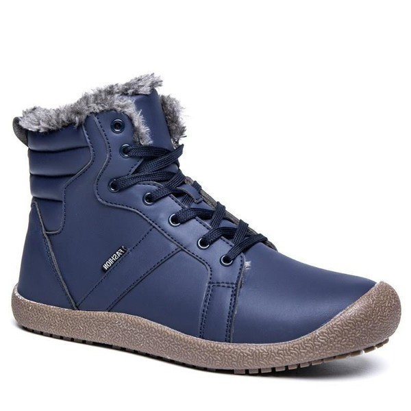 Férfi téli cipő új modellje fűzős - bélelt