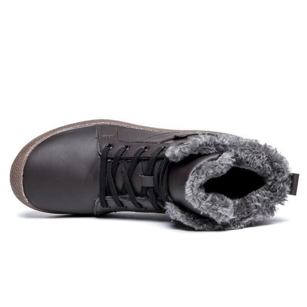 Férfi téli cipő új modellje fűzős - bélelt