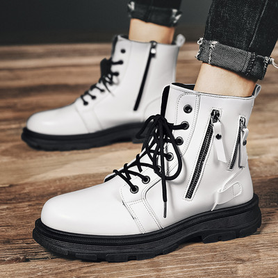 Casual χειμερινά έκο δερμάτινα παπούτσια με κορδόνια - διάφορα μοντέλα