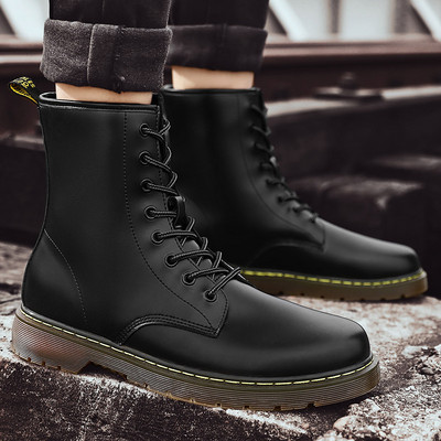 Casual χειμερινά έκο δερμάτινα παπούτσια με κορδόνια - διάφορα μοντέλα