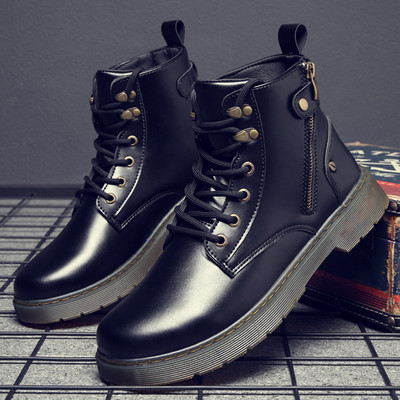 Casual χειμερινά έκο δερμάτινα παπούτσια με κορδόνια - διάφορα μοντέλα