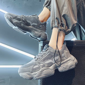 Ανδρικά πάνινα παπούτσια με τραχιά σόλα και επένδυση