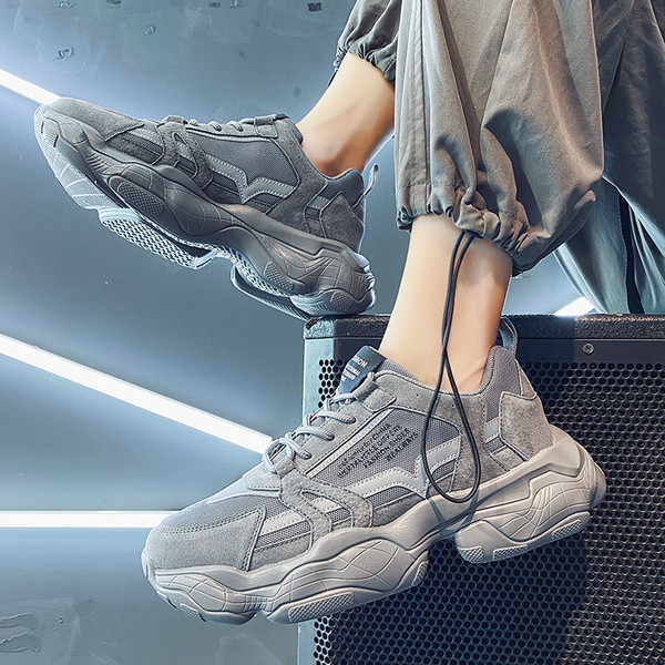 Ανδρικά πάνινα παπούτσια με τραχιά σόλα και επένδυση