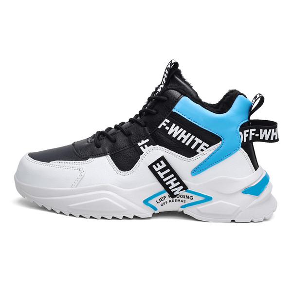 Ανδρικά χειμερινά παπούτσια με ζεστή επένδυση