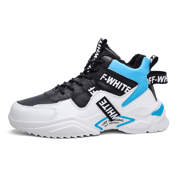 Ανδρικά χειμερινά παπούτσια με ζεστή επένδυση