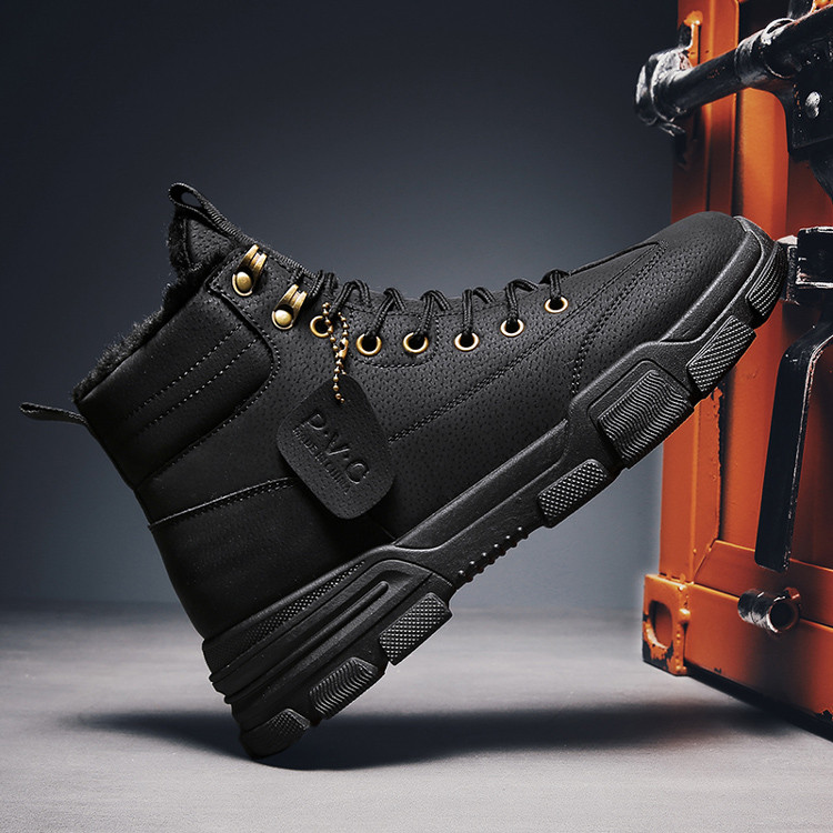 Téli férfi cipő több színben béléssel