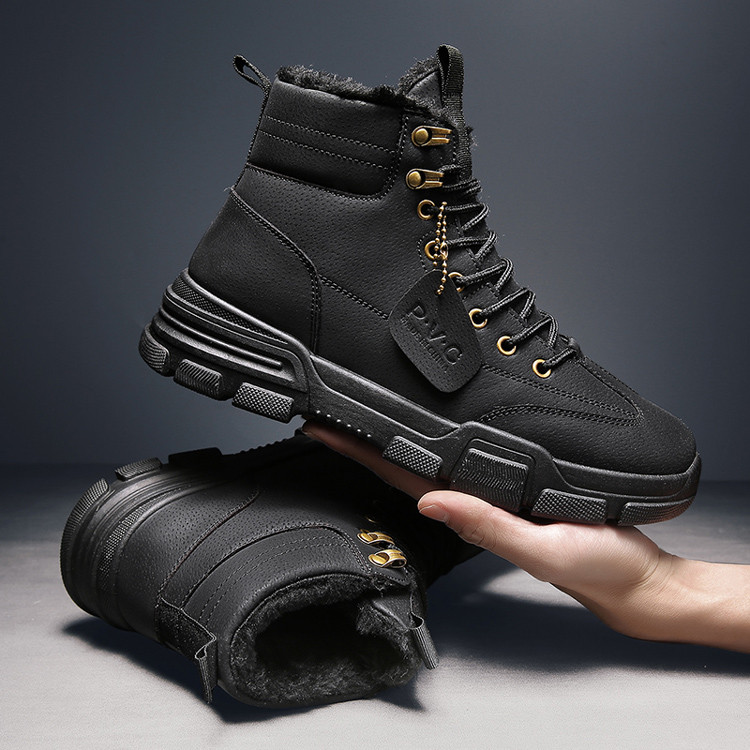 Téli férfi cipő több színben béléssel