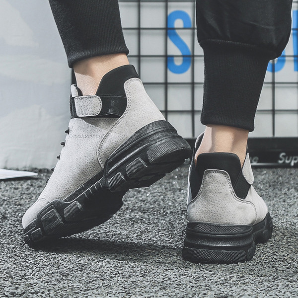 Ανδρικά χειμερινά παπούτσια με λουράκια βελκρό και κορδόνια - διάφορα μοντέλα