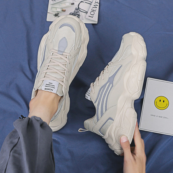 Férfi tornacipő meleg béléssel és fűzővel - három színben