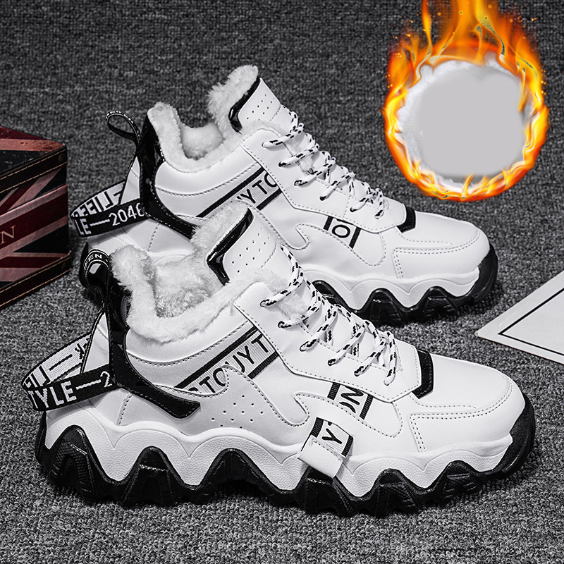 Ανδρικά χειμερινά παπούτσια με ζεστή επένδυση - δύο μοντέλα