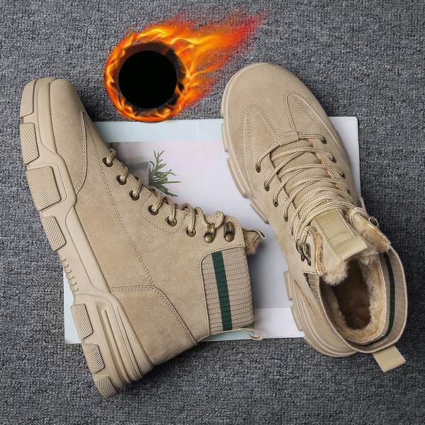 Νέο μοντέλο ανδρικά παπούτσια για χειμώνα με κορδόνια