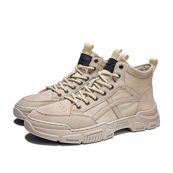 Durva talpú férfi csizma - textilből