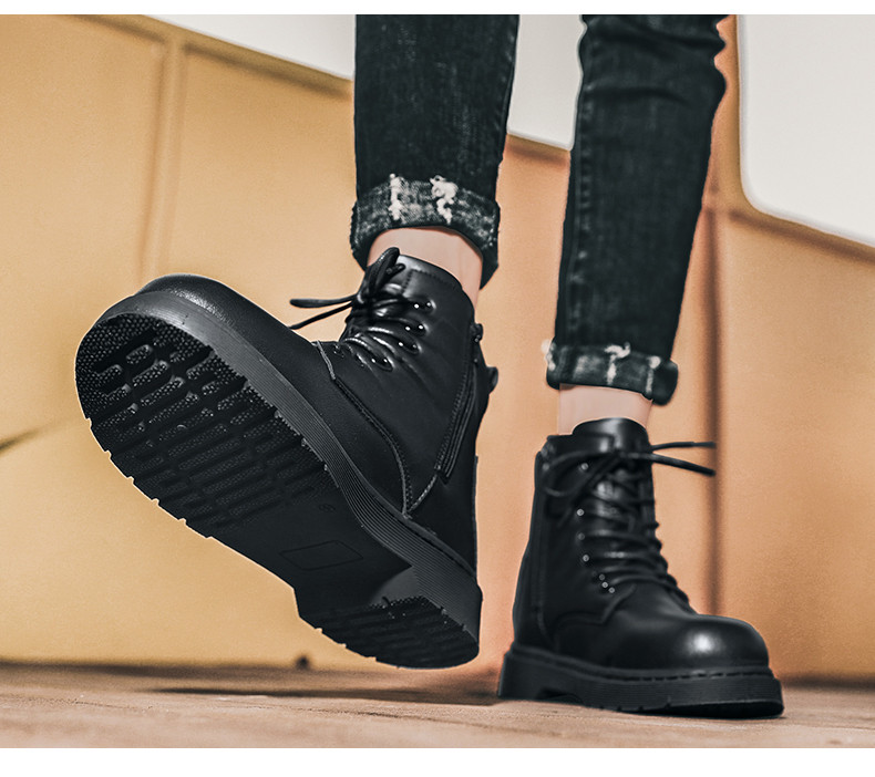 Új modell férfi csizma eco bőrből, kubai típusból