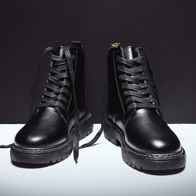 Ανδρικές μπότες  αρβίλας από οικολογικό δέρμα