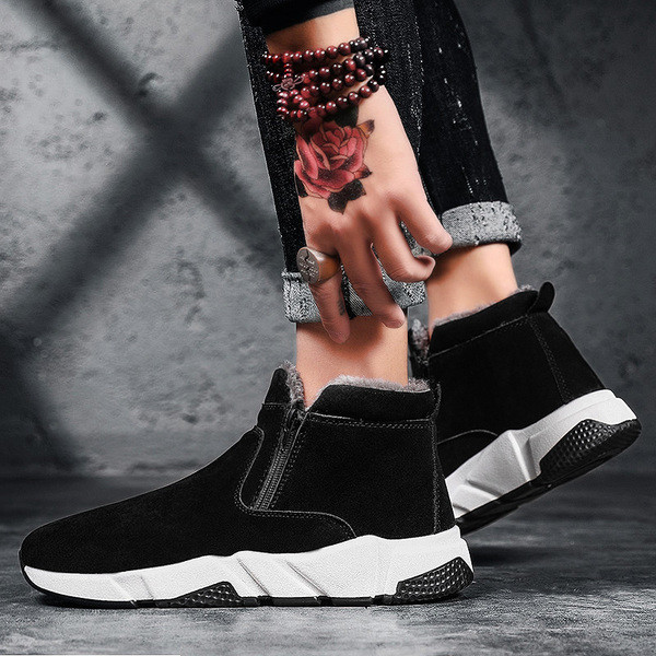 Tõmbluku ja voodriga meeste saapad