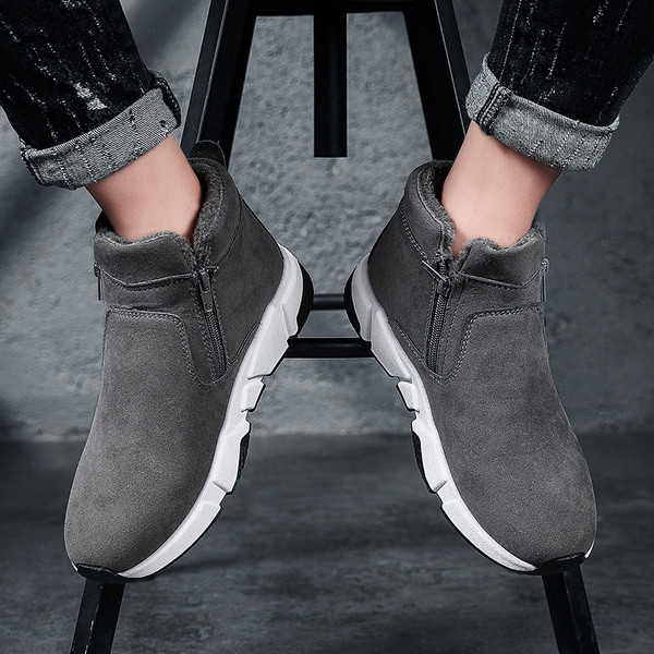 Tõmbluku ja voodriga meeste saapad