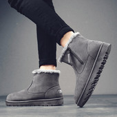 Férfi téli alkalmi csizma meleg béléssel