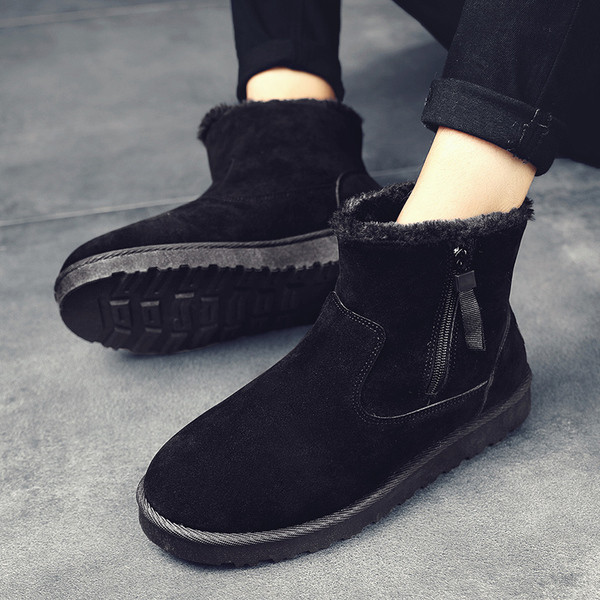 Férfi téli alkalmi csizma meleg béléssel