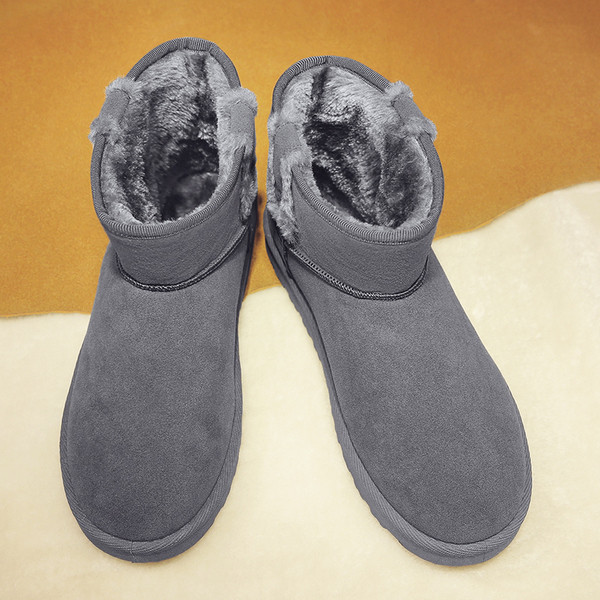 Öko-seemisnahast pehme voodriga vabaaja saapad