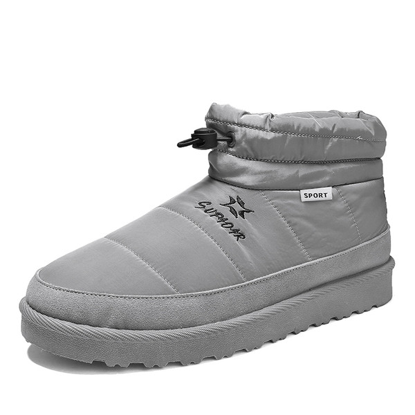 Lapos talpú férfi hétköznapi téli csizma három színben