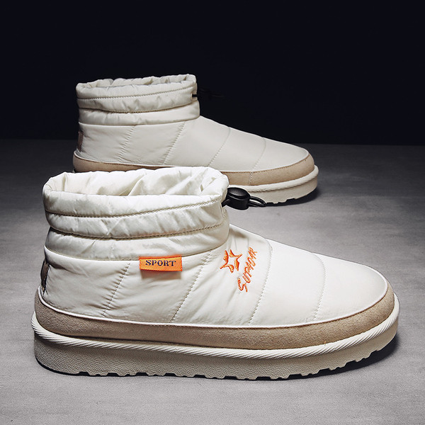 Lapos talpú férfi hétköznapi téli csizma három színben