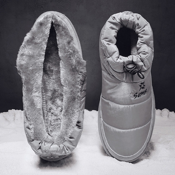 Lapos talpú férfi hétköznapi téli csizma három színben