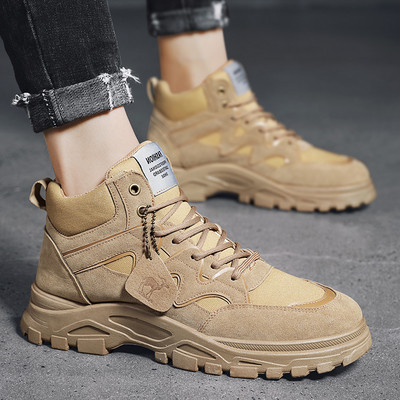 Téli férfi csizma puha béléssel és fűzővel