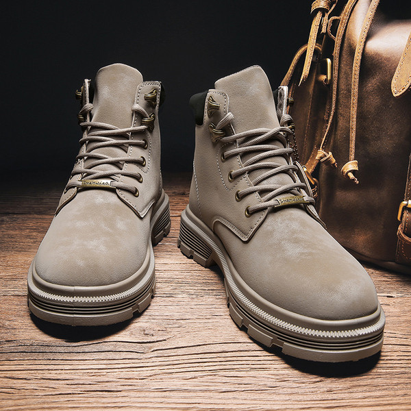 Meeste öko seemisnahast saapad paeltega