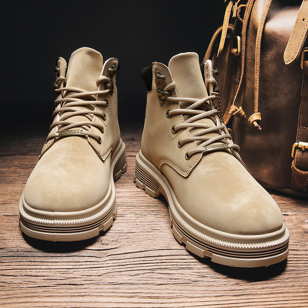 Meeste öko seemisnahast saapad paeltega