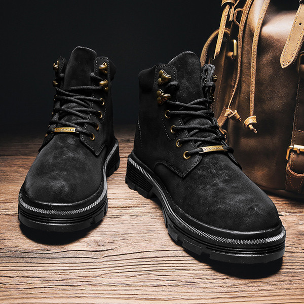 Meeste öko seemisnahast saapad paeltega