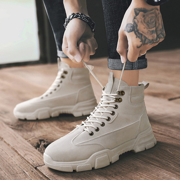 Öko-seemisnahast vabaajapaeltega meeste saapad