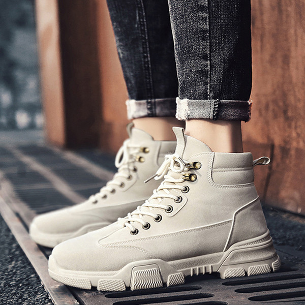 Öko-seemisnahast vabaajapaeltega meeste saapad