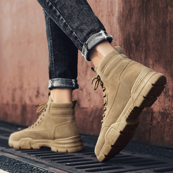 Öko-seemisnahast vabaajapaeltega meeste saapad