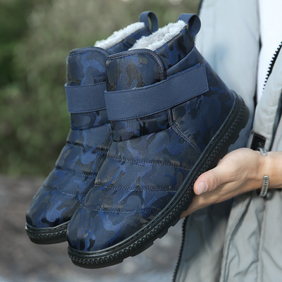 Téli vízálló férfi csizma meleg béléssel - nagy méret