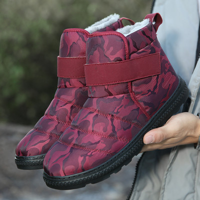 Téli vízálló férfi csizma meleg béléssel - nagy méret