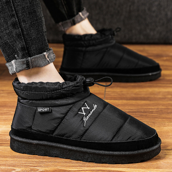 Vízálló férfi csizma meleg béléssel