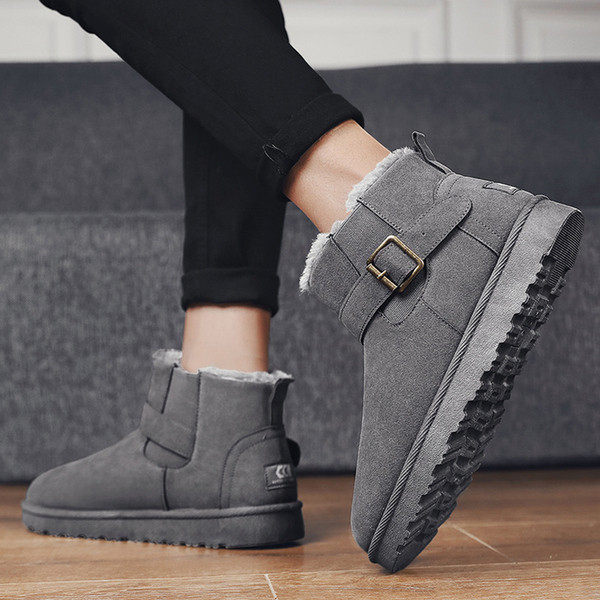 Ανδρικές χειμερινές μπότες με ζεστή επένδυση  - δύο μοντέλα