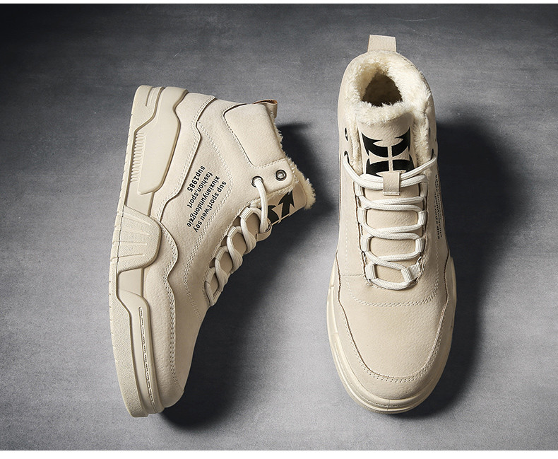 Meeste vabaaja saapad paksu voodriga