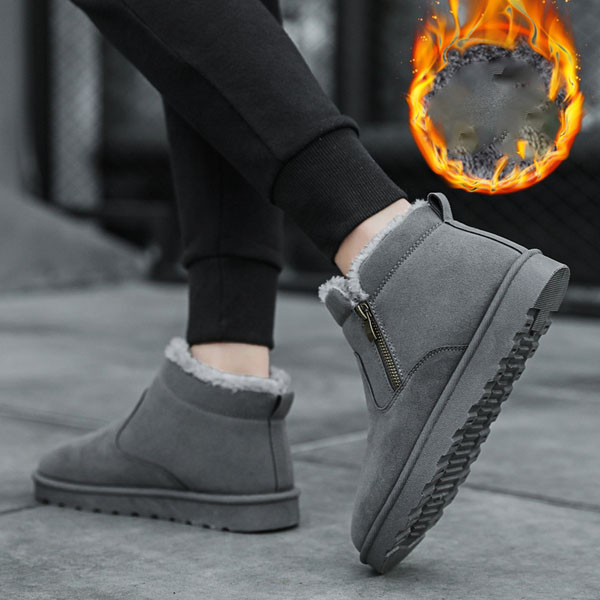 Meeste sooja voodri ja lukuga talvesaapad