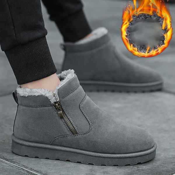 Meeste sooja voodri ja lukuga talvesaapad