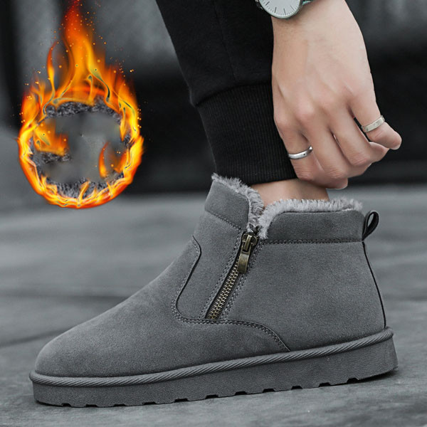 Meeste sooja voodri ja lukuga talvesaapad