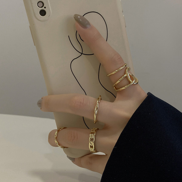 Καθημερινά γυναικεία σετ δαχτυλιδιών