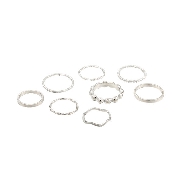 Ženski set prstenja običan model