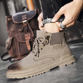 Modern, fűzős férfi cipő télire